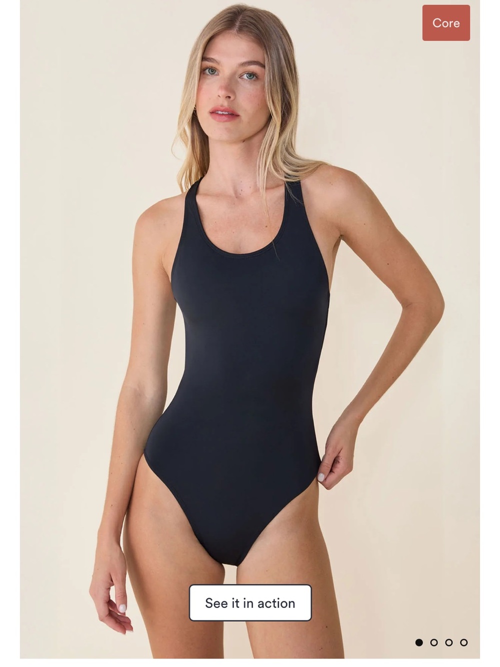 Andie tulum swimsuit Scoop-Back One-Piece Swimsuit